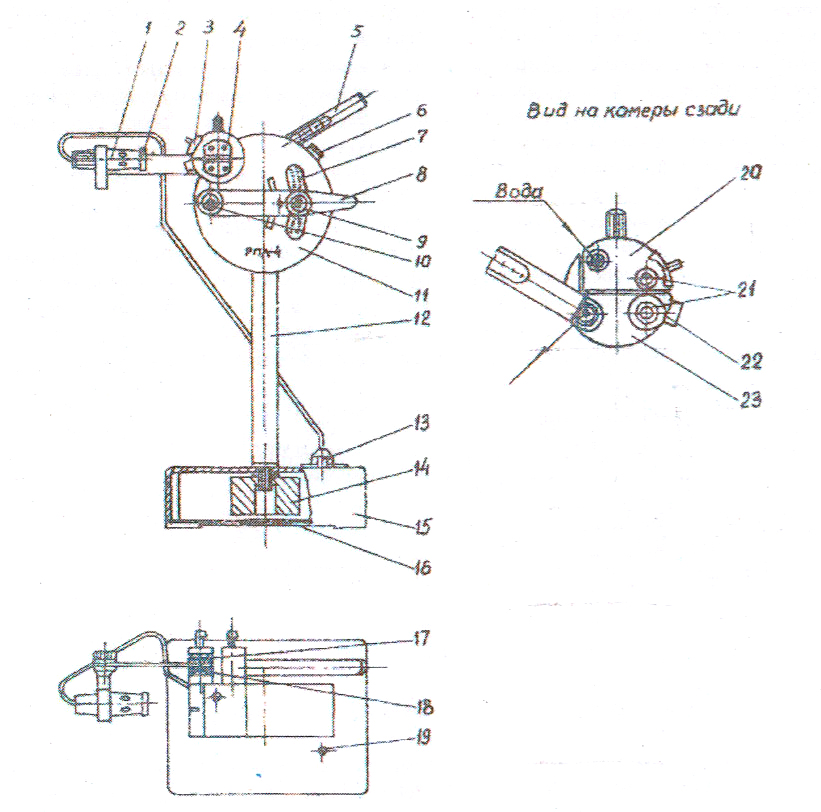 Рис.1. Чертеж рефрактометра РПЛ-4