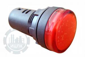 Фото арматуры светосигнальной AD22-22DS красной 220 В DC