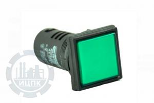 Фото арматуры светосигнальной AD22-22F зеленой