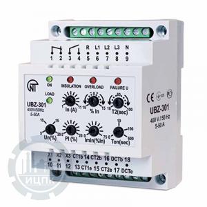 Блок защиты УБЗ-301 5-50А - внешний вид устройства